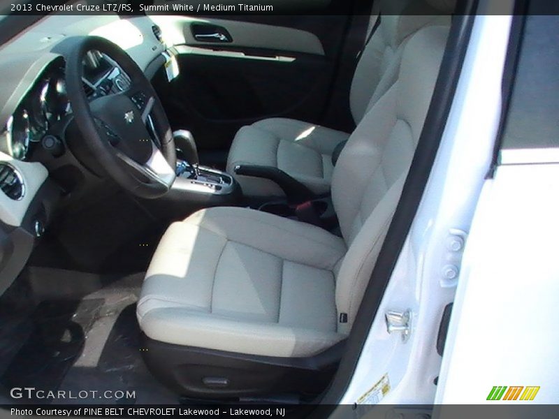 Summit White / Medium Titanium 2013 Chevrolet Cruze LTZ/RS