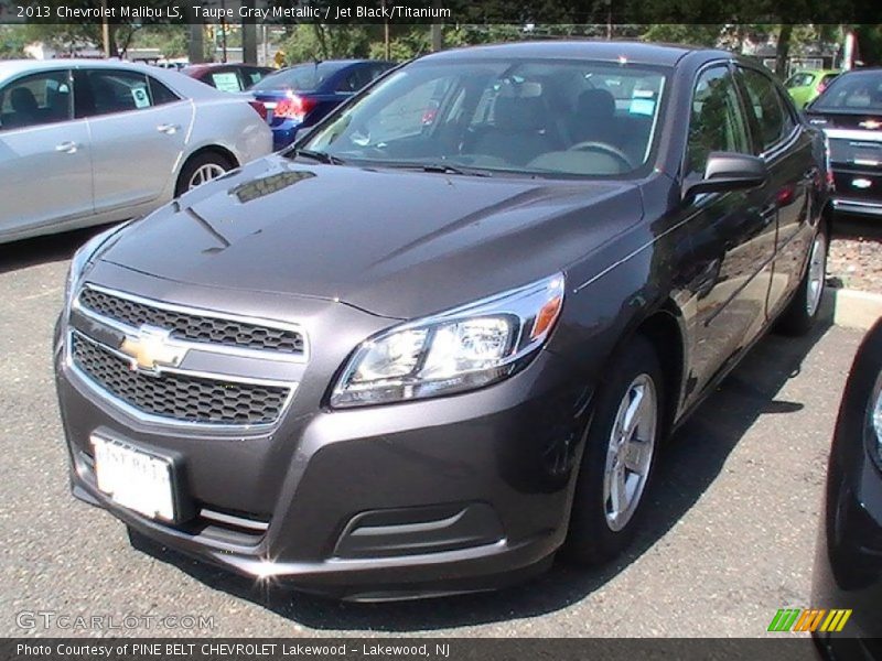 Taupe Gray Metallic / Jet Black/Titanium 2013 Chevrolet Malibu LS