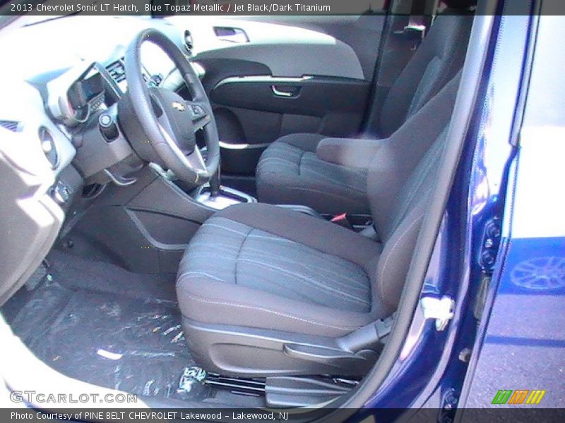 Blue Topaz Metallic / Jet Black/Dark Titanium 2013 Chevrolet Sonic LT Hatch