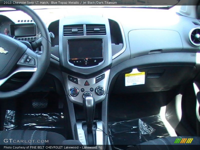 Blue Topaz Metallic / Jet Black/Dark Titanium 2013 Chevrolet Sonic LT Hatch