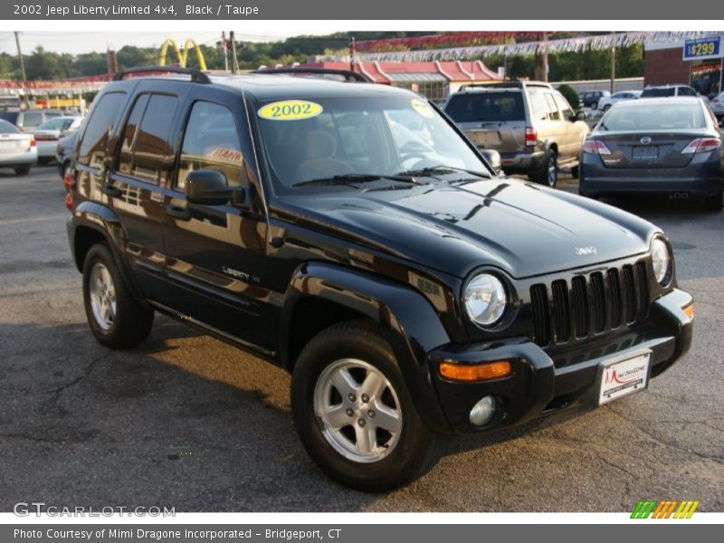 Black / Taupe 2002 Jeep Liberty Limited 4x4