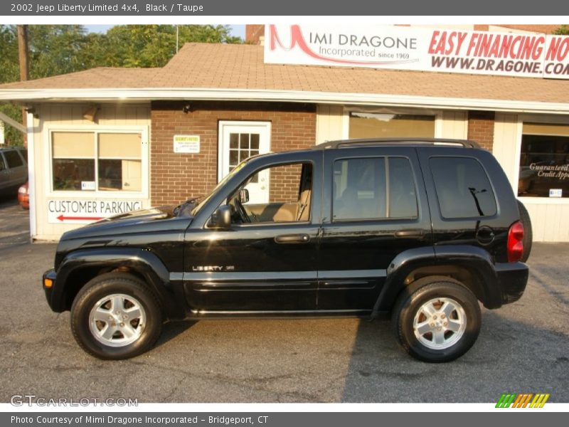 Black / Taupe 2002 Jeep Liberty Limited 4x4