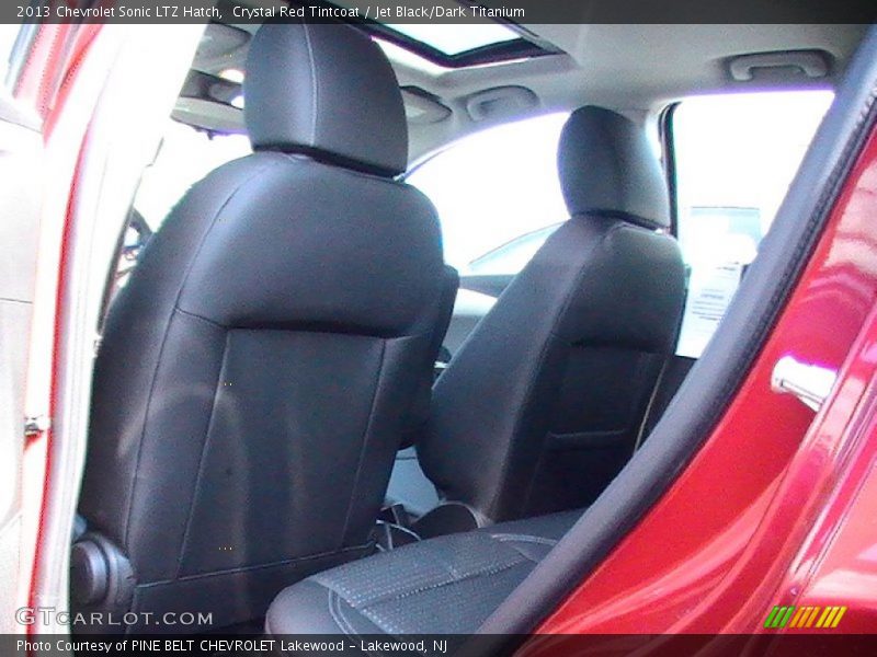 Crystal Red Tintcoat / Jet Black/Dark Titanium 2013 Chevrolet Sonic LTZ Hatch