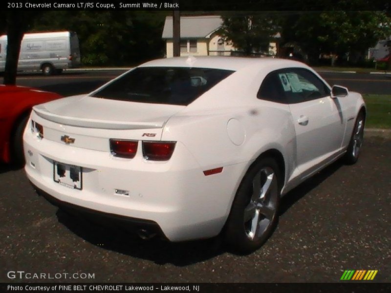 Summit White / Black 2013 Chevrolet Camaro LT/RS Coupe