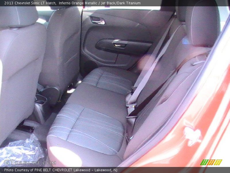 Inferno Orange Metallic / Jet Black/Dark Titanium 2013 Chevrolet Sonic LT Hatch