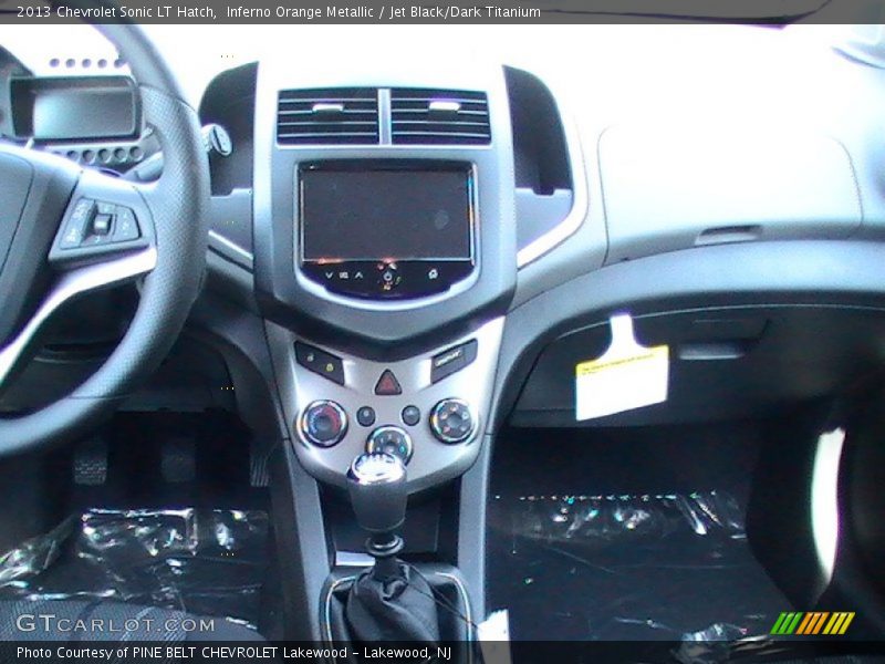 Inferno Orange Metallic / Jet Black/Dark Titanium 2013 Chevrolet Sonic LT Hatch