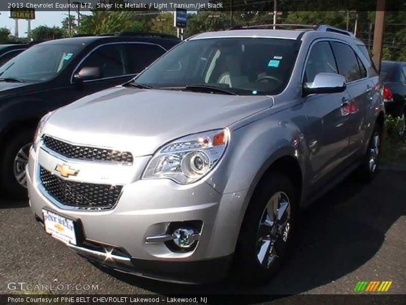 Silver Ice Metallic / Light Titanium/Jet Black 2013 Chevrolet Equinox LTZ