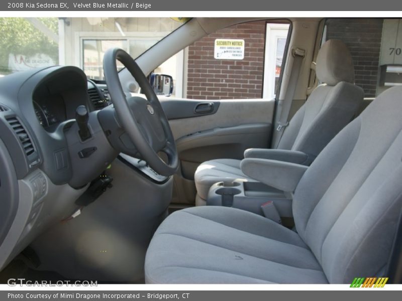 Velvet Blue Metallic / Beige 2008 Kia Sedona EX