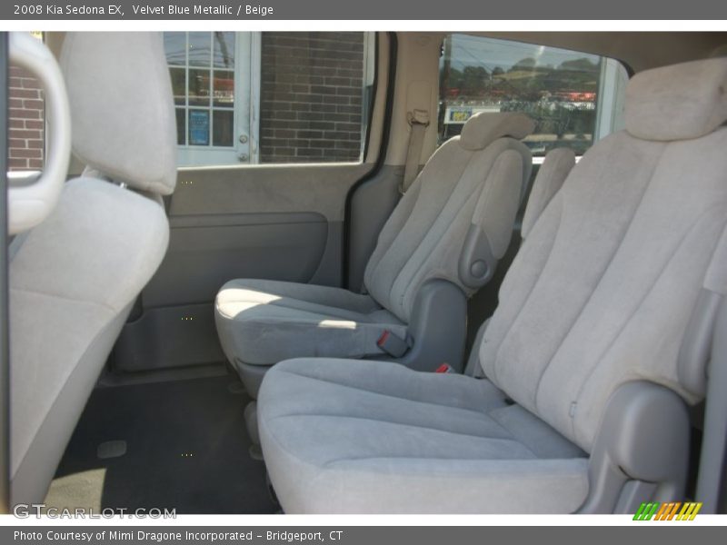 Velvet Blue Metallic / Beige 2008 Kia Sedona EX
