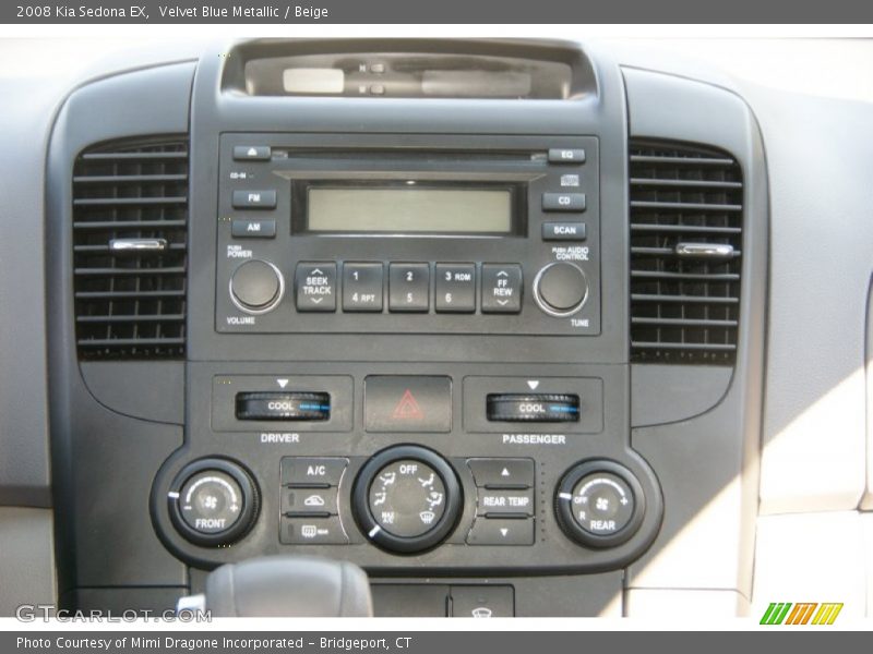 Velvet Blue Metallic / Beige 2008 Kia Sedona EX