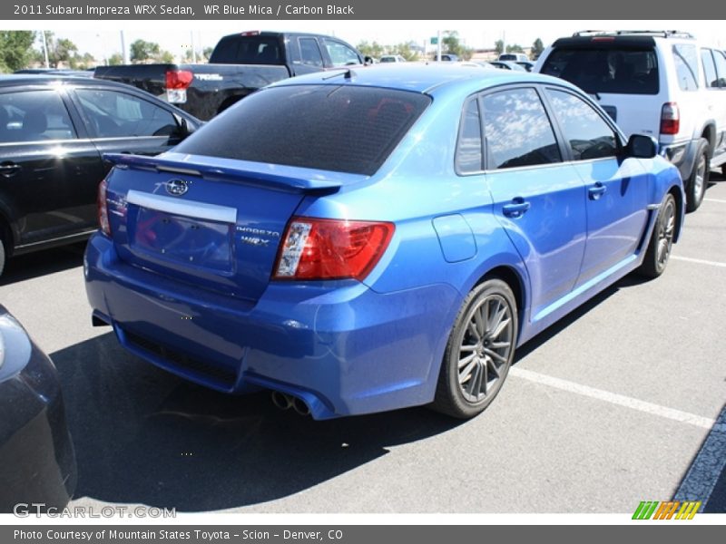WR Blue Mica / Carbon Black 2011 Subaru Impreza WRX Sedan