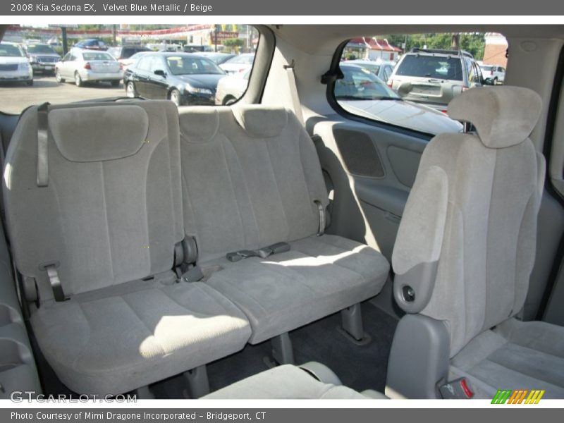 Velvet Blue Metallic / Beige 2008 Kia Sedona EX