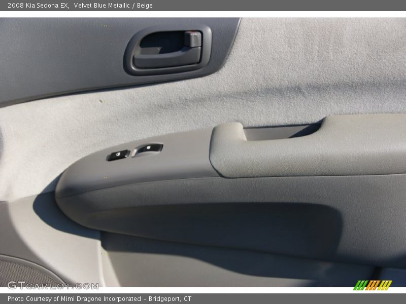 Velvet Blue Metallic / Beige 2008 Kia Sedona EX
