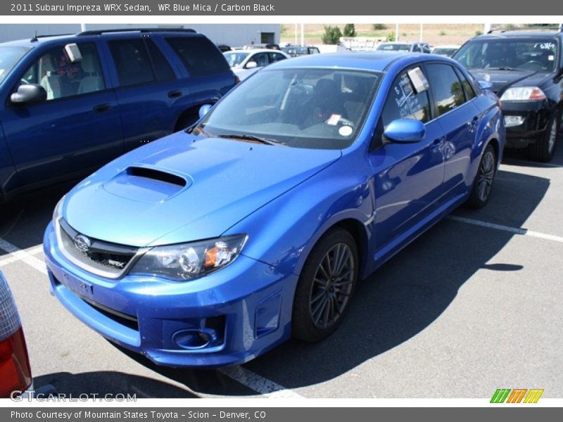 WR Blue Mica / Carbon Black 2011 Subaru Impreza WRX Sedan