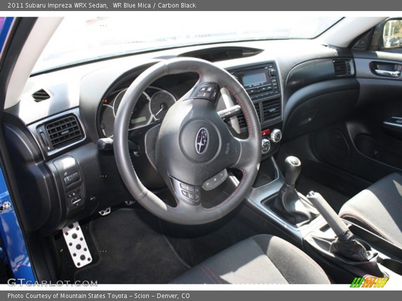 WR Blue Mica / Carbon Black 2011 Subaru Impreza WRX Sedan