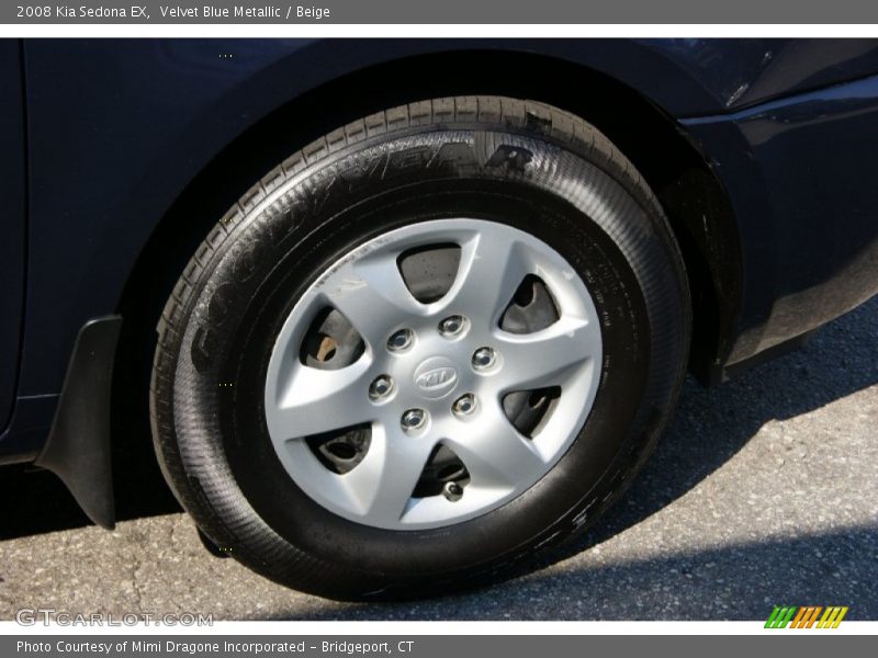 Velvet Blue Metallic / Beige 2008 Kia Sedona EX