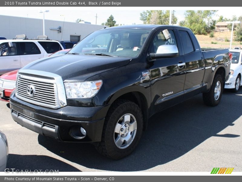 Black / Sand Beige 2010 Toyota Tundra Limited Double Cab 4x4