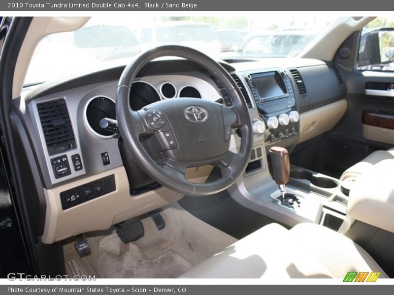Black / Sand Beige 2010 Toyota Tundra Limited Double Cab 4x4