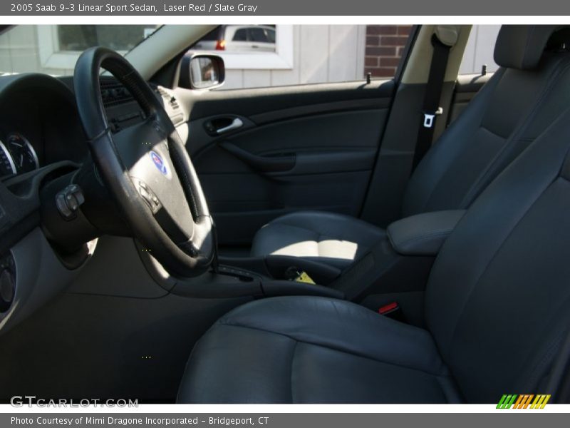 Laser Red / Slate Gray 2005 Saab 9-3 Linear Sport Sedan