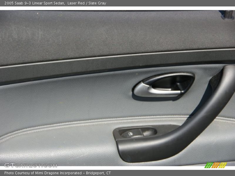 Laser Red / Slate Gray 2005 Saab 9-3 Linear Sport Sedan
