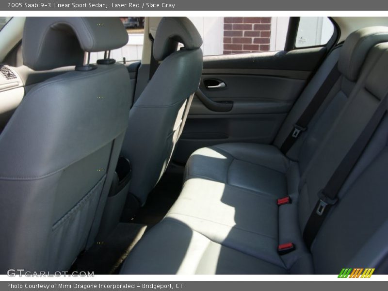Laser Red / Slate Gray 2005 Saab 9-3 Linear Sport Sedan