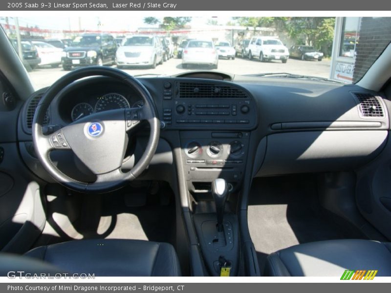 Laser Red / Slate Gray 2005 Saab 9-3 Linear Sport Sedan