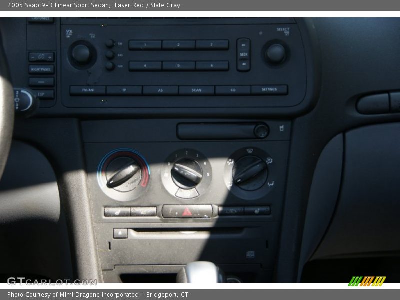 Laser Red / Slate Gray 2005 Saab 9-3 Linear Sport Sedan