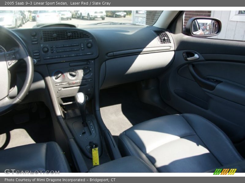 Laser Red / Slate Gray 2005 Saab 9-3 Linear Sport Sedan