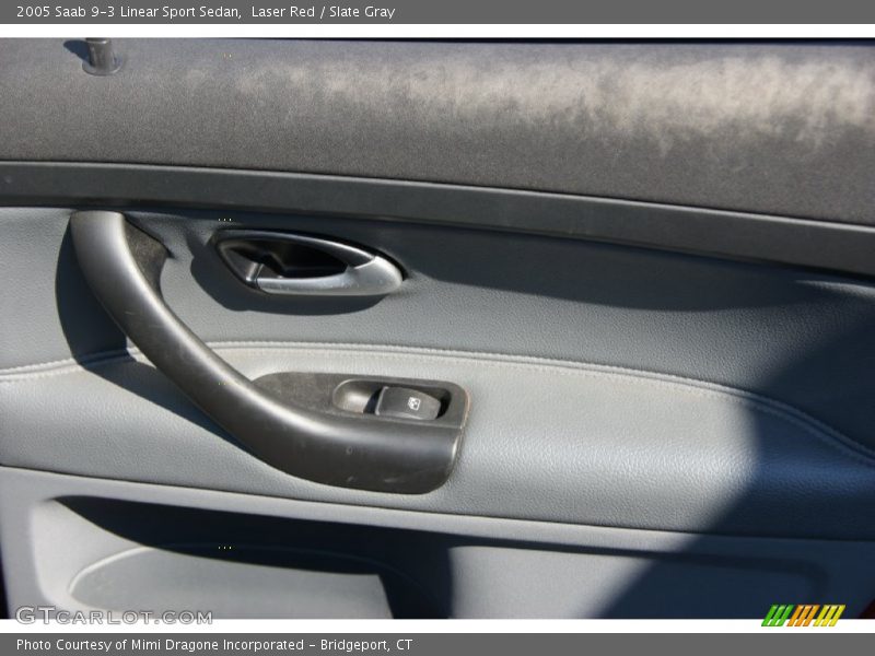 Laser Red / Slate Gray 2005 Saab 9-3 Linear Sport Sedan
