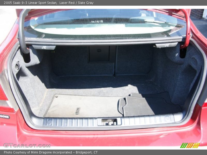 Laser Red / Slate Gray 2005 Saab 9-3 Linear Sport Sedan