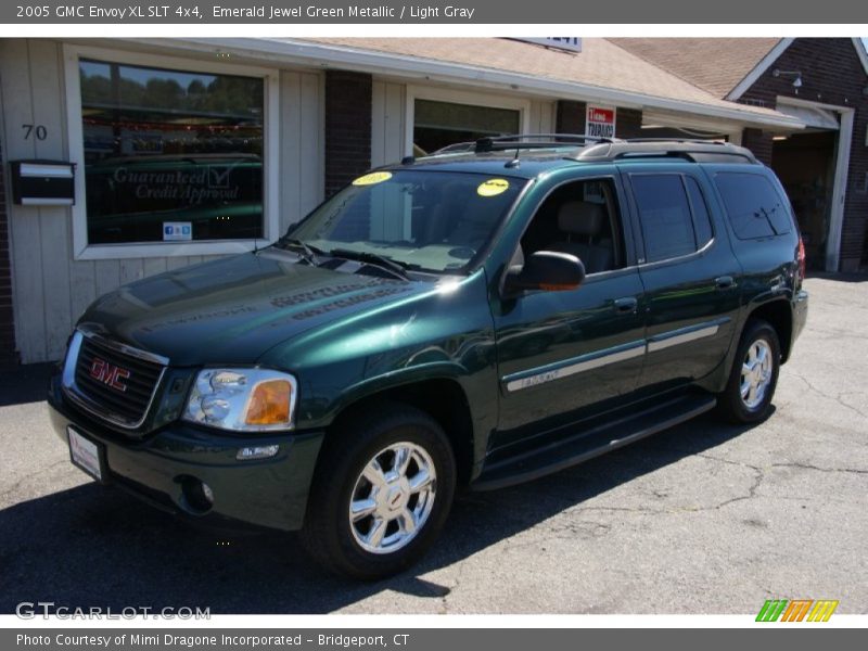 Emerald Jewel Green Metallic / Light Gray 2005 GMC Envoy XL SLT 4x4