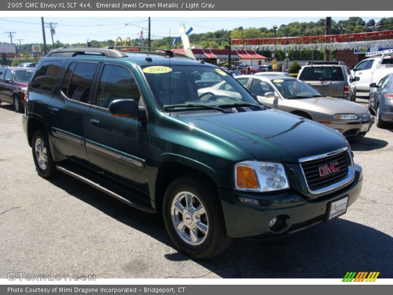 Emerald Jewel Green Metallic / Light Gray 2005 GMC Envoy XL SLT 4x4