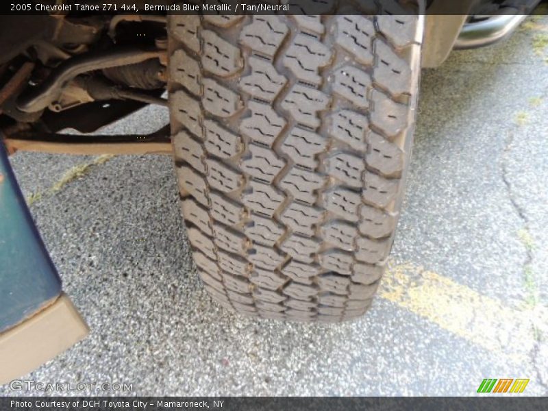 Bermuda Blue Metallic / Tan/Neutral 2005 Chevrolet Tahoe Z71 4x4
