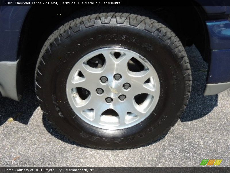 Bermuda Blue Metallic / Tan/Neutral 2005 Chevrolet Tahoe Z71 4x4