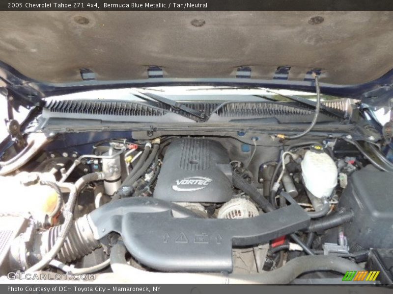 Bermuda Blue Metallic / Tan/Neutral 2005 Chevrolet Tahoe Z71 4x4