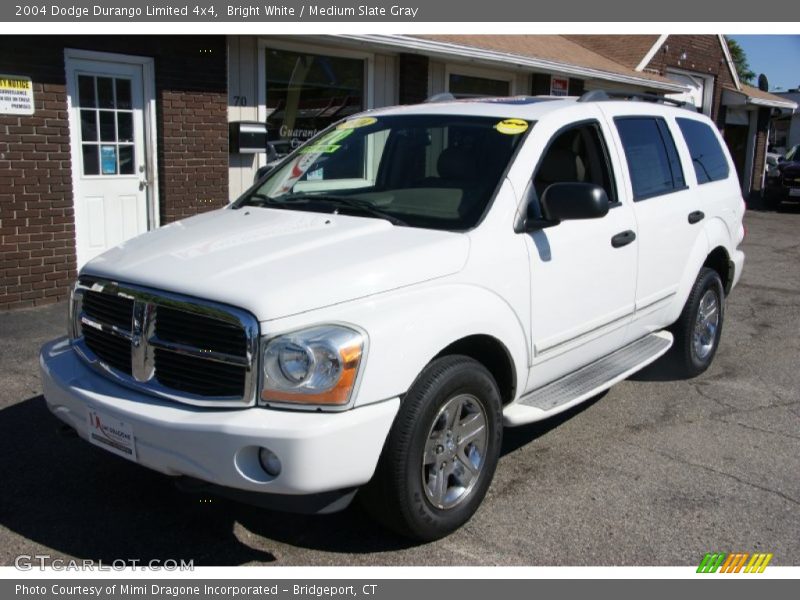 Bright White / Medium Slate Gray 2004 Dodge Durango Limited 4x4