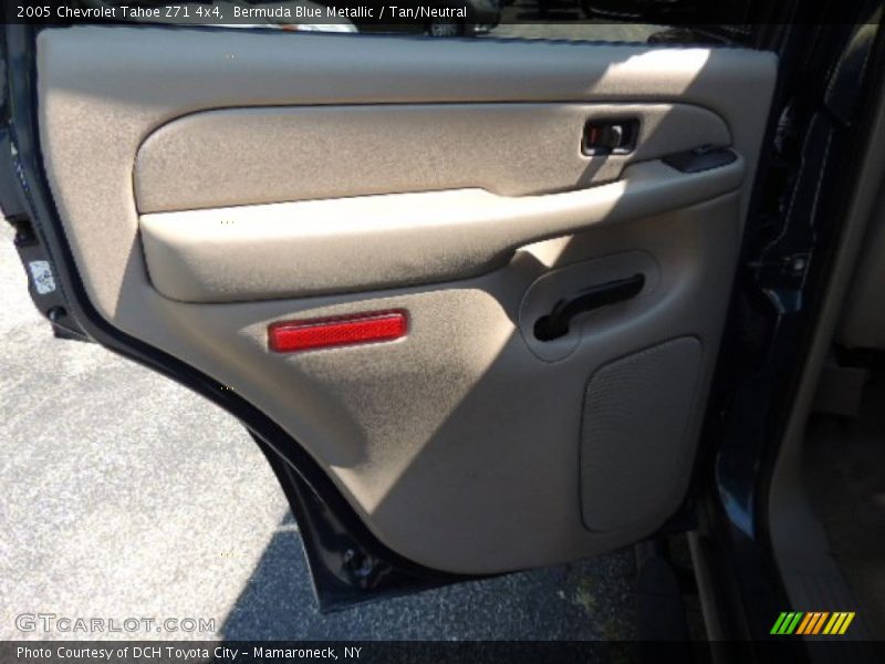 Bermuda Blue Metallic / Tan/Neutral 2005 Chevrolet Tahoe Z71 4x4