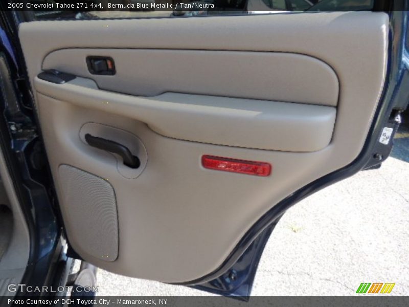 Bermuda Blue Metallic / Tan/Neutral 2005 Chevrolet Tahoe Z71 4x4