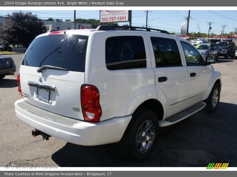 Bright White / Medium Slate Gray 2004 Dodge Durango Limited 4x4