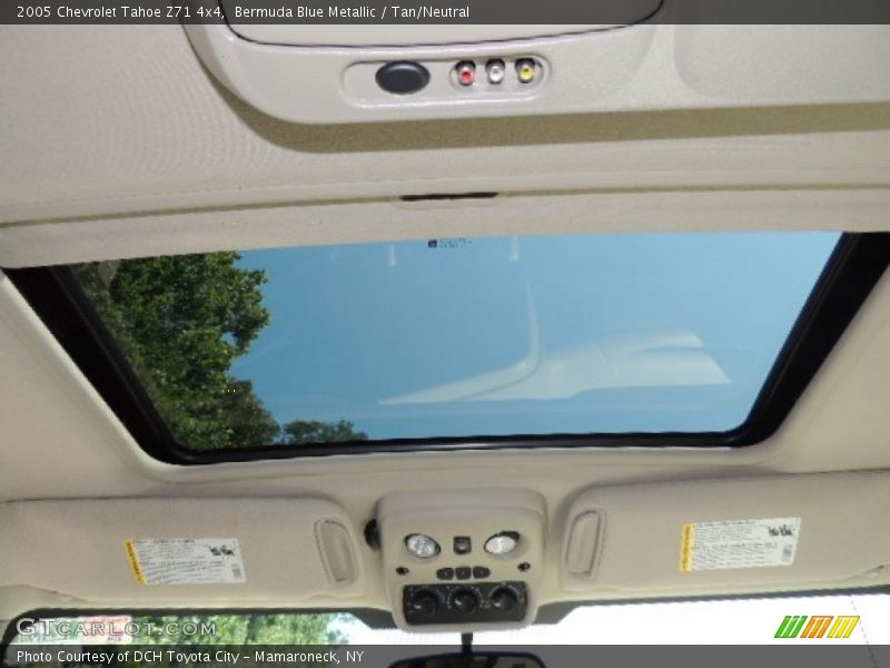 Bermuda Blue Metallic / Tan/Neutral 2005 Chevrolet Tahoe Z71 4x4
