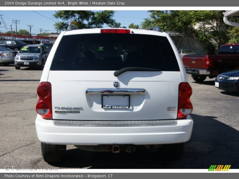 Bright White / Medium Slate Gray 2004 Dodge Durango Limited 4x4