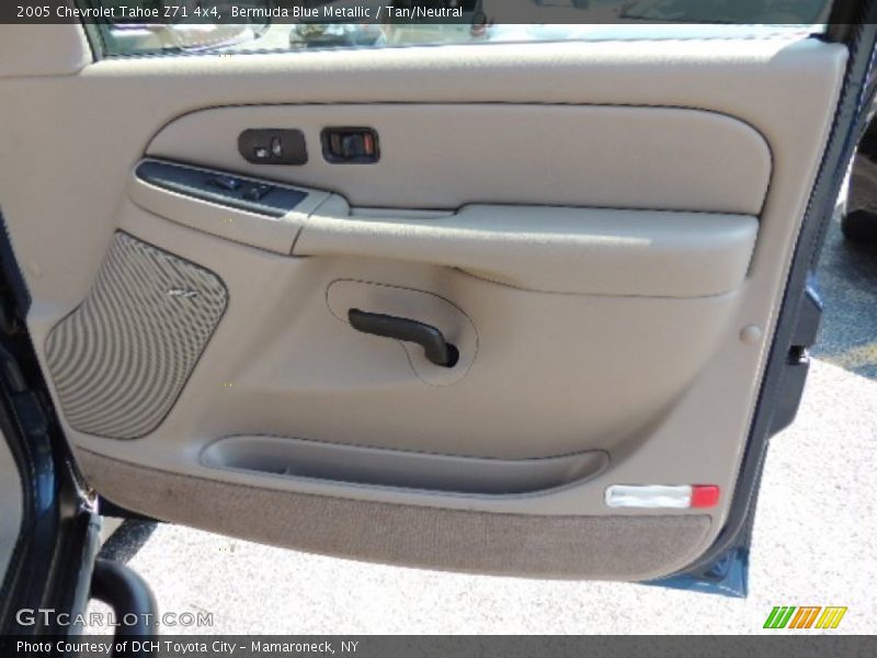 Bermuda Blue Metallic / Tan/Neutral 2005 Chevrolet Tahoe Z71 4x4