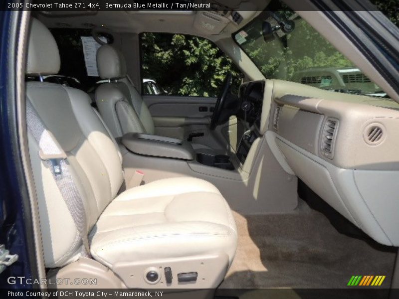 Bermuda Blue Metallic / Tan/Neutral 2005 Chevrolet Tahoe Z71 4x4