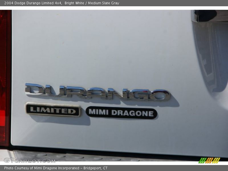 Bright White / Medium Slate Gray 2004 Dodge Durango Limited 4x4