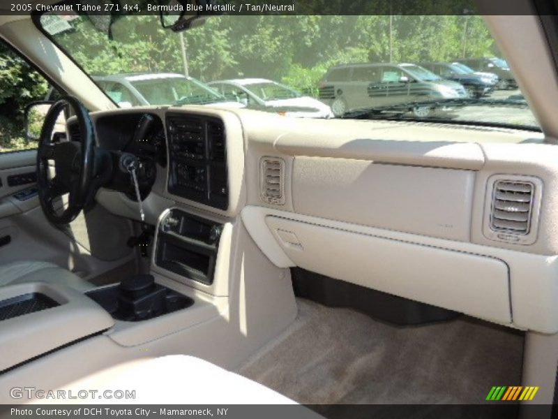Bermuda Blue Metallic / Tan/Neutral 2005 Chevrolet Tahoe Z71 4x4