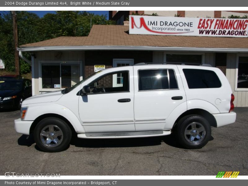 Bright White / Medium Slate Gray 2004 Dodge Durango Limited 4x4