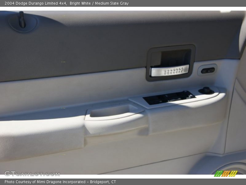 Bright White / Medium Slate Gray 2004 Dodge Durango Limited 4x4