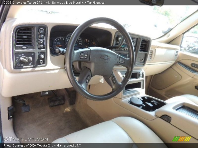 Bermuda Blue Metallic / Tan/Neutral 2005 Chevrolet Tahoe Z71 4x4