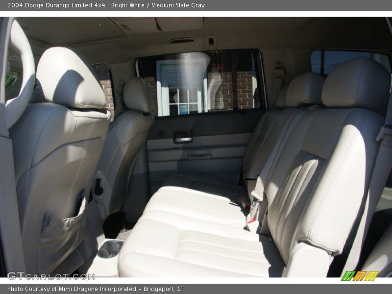 Bright White / Medium Slate Gray 2004 Dodge Durango Limited 4x4