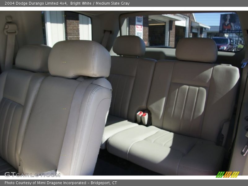 Bright White / Medium Slate Gray 2004 Dodge Durango Limited 4x4